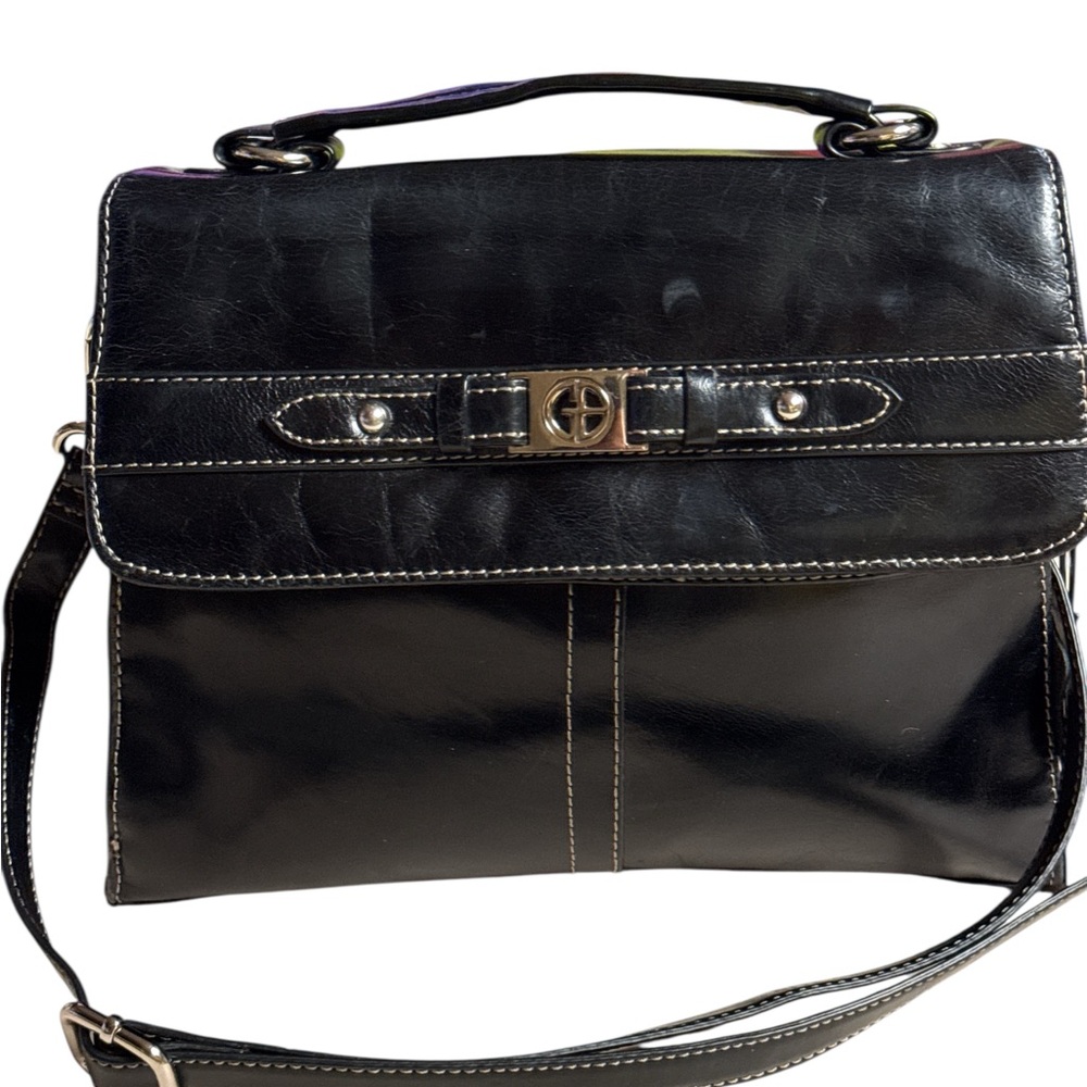 Giani Bernini Black Leather Bag